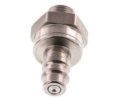 Acero inoxidable DN 7.2 (Euro) Enchufe de acoplamiento de aire G 1/4 pulgadas macho de doble cierre