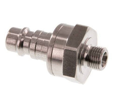 Acero inoxidable DN 7.2 (Euro) Enchufe de acoplamiento de aire G 1/8 pulgadas macho de doble cierre