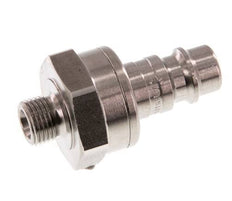 Acero inoxidable DN 7.2 (Euro) Enchufe de acoplamiento de aire G 1/8 pulgadas macho de doble cierre