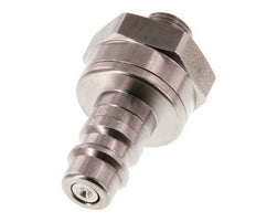 Acero inoxidable DN 7.2 (Euro) Enchufe de acoplamiento de aire G 1/8 pulgadas macho de doble cierre