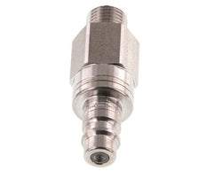 Acero inoxidable 316L DN 7.2 (Euro) Acoplamiento de aire Enchufe G 1/4 pulgada macho de doble cierre