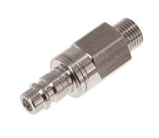 Acero inoxidable 316L DN 7.2 (Euro) Acoplamiento de aire Enchufe G 1/4 pulgada macho de doble cierre