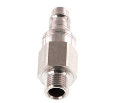 Acero inoxidable 316L DN 7.2 (Euro) Acoplamiento de aire Enchufe G 1/4 pulgada macho de doble cierre
