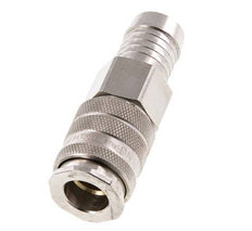 Nickel-plated Brass DN 10 Air Coupling Socket 19 mm Hose Pillar