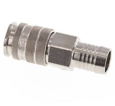 Nickel-plated Brass DN 10 Air Coupling Socket 19 mm Hose Pillar
