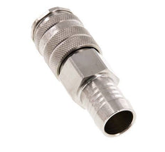 Nickel-plated Brass DN 10 Air Coupling Socket 19 mm Hose Pillar