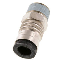 Acero/latón DN 10 Acoplamiento de aire R 1/2 pulgada Macho