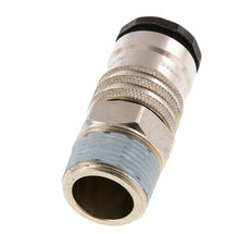 Acero/latón DN 10 Acoplamiento de aire R 1/2 pulgada Macho