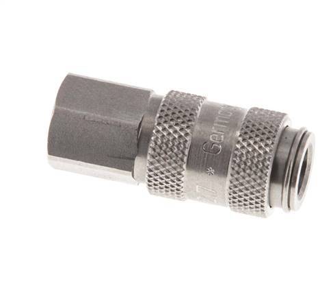 Stainless steel DN 2.7 (Micro) Air Coupling Socket M5 Female