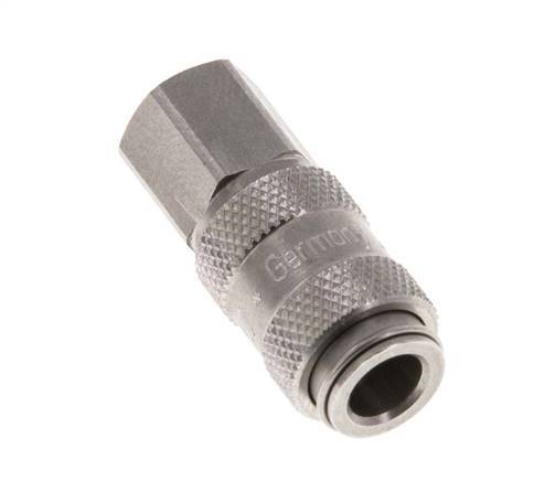 Stainless steel DN 2.7 (Micro) Air Coupling Socket M5 Female