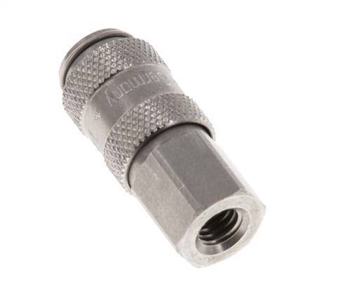 Stainless steel DN 2.7 (Micro) Air Coupling Socket M5 Female
