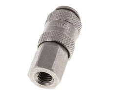 Stainless steel DN 2.7 (Micro) Air Coupling Socket M5 Female