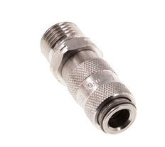 Stainless Steel 316L DN 2.7 (Micro) Air Coupling Socket G 1/8 inch Male
