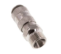 Stainless Steel 316L DN 2.7 (Micro) Air Coupling Socket G 1/8 inch Male