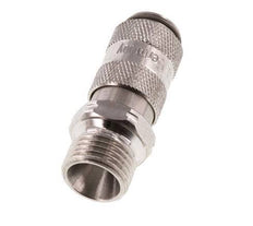 Stainless Steel 316L DN 2.7 (Micro) Air Coupling Socket G 1/8 inch Male