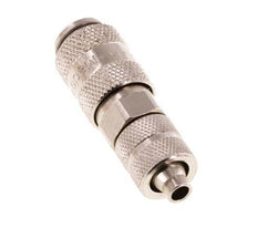 Nickel-plated Brass DN 2.7 (Micro) Air Coupling Socket 4x6 mm Union Nut