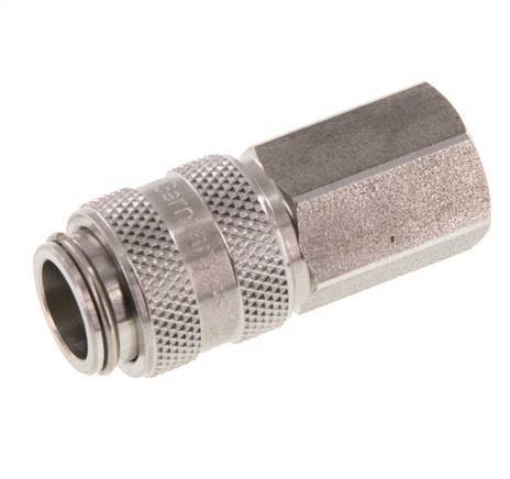 Acoplamiento de aire de acero inoxidable DN 5 Enchufe G 1/8 pulgadas Hembra