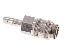 Acero inoxidable 316L DN 5 Acoplamiento de aire de 6 mm Pilar de manguera de doble cierre