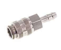 Acero inoxidable 316L DN 5 Acoplamiento de aire de 6 mm Pilar de manguera de doble cierre