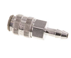 Acero inoxidable 316L DN 5 Acoplamiento de aire de 6 mm Pilar de manguera de doble cierre