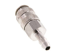 Acero inoxidable 316L DN 5 Acoplamiento de aire de 6 mm Pilar de manguera de doble cierre
