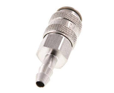Acero inoxidable 316L DN 5 Acoplamiento de aire de 6 mm Pilar de manguera de doble cierre