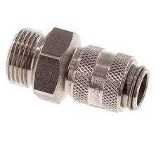 Acoplamiento de aire de acero inoxidable DN 5 Enchufe G 3/8 pulgadas Macho