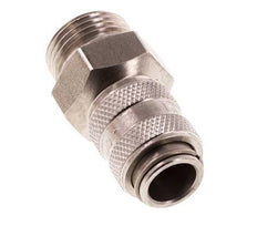 Acoplamiento de aire de acero inoxidable DN 5 Enchufe G 3/8 pulgadas Macho