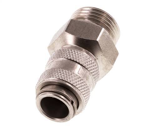 Acoplamiento de aire de acero inoxidable DN 5 Enchufe G 3/8 pulgadas Macho