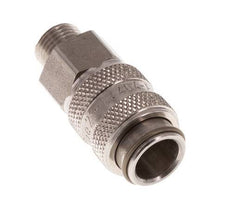 Acero inoxidable 316L DN 5 Acoplamiento de aire Enchufe G 1/8 pulg Macho