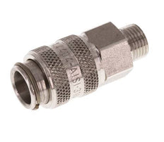 Acero inoxidable 316L DN 5 Acoplamiento de aire Enchufe G 1/8 pulg Macho