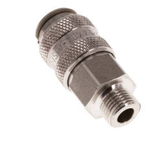 Acero inoxidable 316L DN 5 Acoplamiento de aire Enchufe G 1/8 pulg Macho