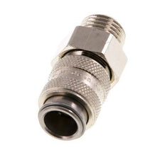 Acero templado DN 5 Acoplamiento de aire Enchufe G 1/4 pulgada Macho
