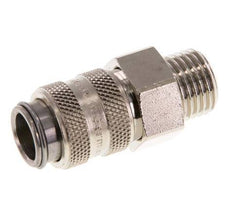 Acero templado DN 5 Acoplamiento de aire Enchufe G 1/4 pulgada Macho
