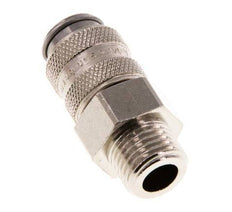 Acero templado DN 5 Acoplamiento de aire Enchufe G 1/4 pulgada Macho