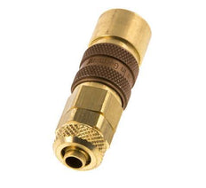 Tuerca de racor 6x8 mm latón DN 5 marrón