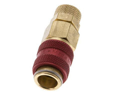 Tuerca de racor de latón DN 5 rojo 4x6 mm