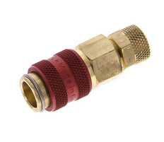 Tuerca de racor de latón DN 5 rojo 4x6 mm