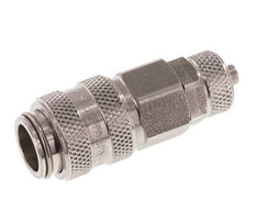 Acoplamiento de aire de acero inoxidable DN 5 Tuerca de unión 4x6 mm