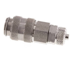 Acero inoxidable 316L DN 5 Racor de acoplamiento neumático Tuerca de unión 4x6 mm