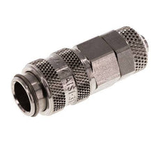 Acero inoxidable 316L DN 5 Racor de acoplamiento neumático Tuerca de unión 6x8 mm