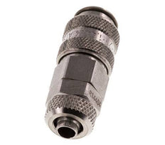 Acero inoxidable 316L DN 5 Racor de acoplamiento neumático Tuerca de unión 6x8 mm