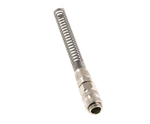 Latón niquelado DN 5 Tuerca de unión 6x8 mm Bend-Protect