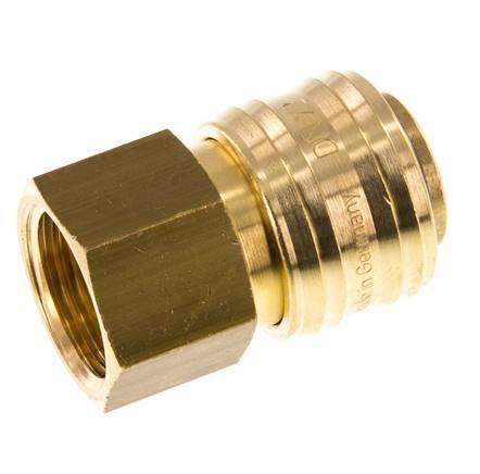 Acoplamiento de aire de latón DN 7.2 (Euro) Enchufe G 1/2 pulgada Hembra