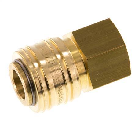Acoplamiento de aire de latón DN 7.2 (Euro) Enchufe G 1/2 pulgada Hembra