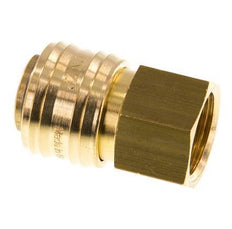 Acoplamiento de aire de latón DN 7.2 (Euro) Enchufe G 1/2 pulgada Hembra