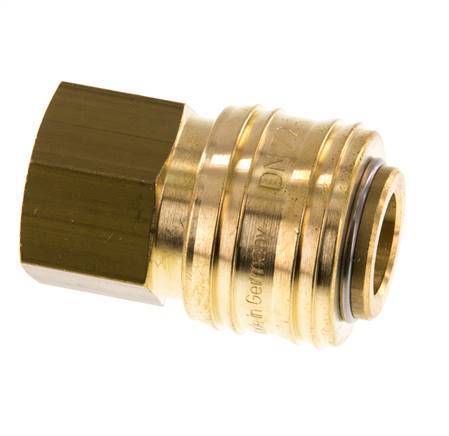 Acoplamiento de aire de latón DN 7.2 (Euro) Enchufe G 3/8 pulgadas Hembra