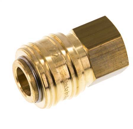 Acoplamiento de aire de latón DN 7.2 (Euro) Enchufe G 3/8 pulgadas Hembra