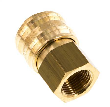 Acoplamiento de aire de latón DN 7.2 (Euro) Enchufe G 3/8 pulgadas Hembra