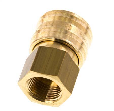 Acoplamiento de aire de latón DN 7.2 (Euro) Enchufe G 3/8 pulgadas Hembra